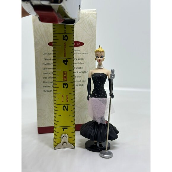 VTG Hallmark 1995 Barbie "Solo in the Spotlight" Ornament | 2nd Keepsake, 4.5" - Picture 3 of 3